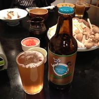 とても美味しいビール＆山の幸でした！