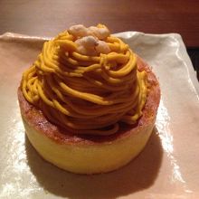 １日５食限定のカボチャのパンケーキ（季節限定のようです）
