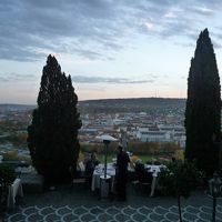 ホテルレストランのテラス