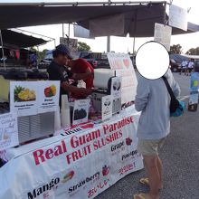 スムージーの屋台