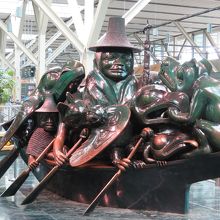 カヌーのオブジェ