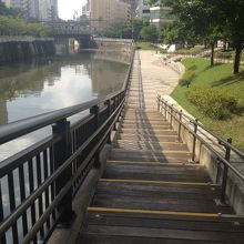 東急池上線が向こうに見えます