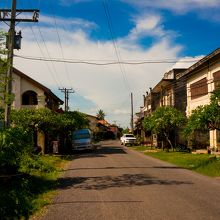 チャンパサック旧市街