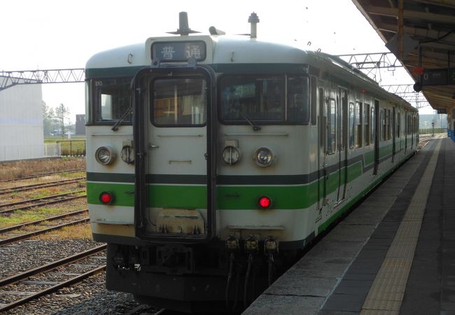 新潟駅から越後線に乗車して利用