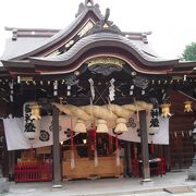 山笠の中心となる神社