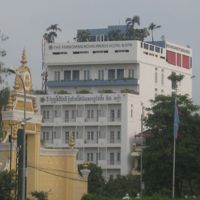 王宮から望むホテルの全景