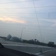 ベンツタクシーからのシンガポール眺め3