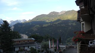 ウェンゲン駅の近く