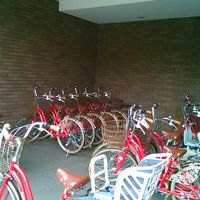 貸自転車もあり、軽井沢を巡るにはありがたいです！