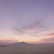 そしてこの夕景。