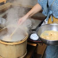 味噌を入れて最後の仕上げ