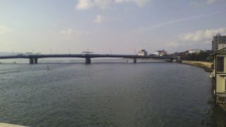 しじみ漁をしていました