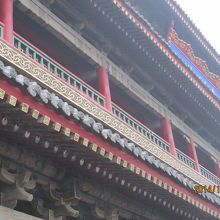 木組みや彫刻が美しい。