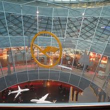 フランクフルト空港乗換え地点の模型