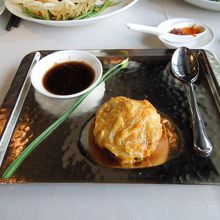 上海蟹の甲羅詰め焼き