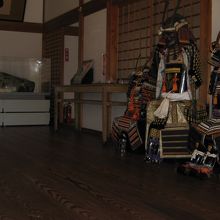 鎧なども展示されていました