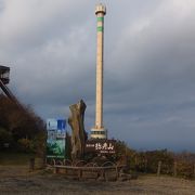 弥彦山の山頂にあるタワーです。