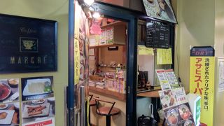 カフェならず最高の食事まで