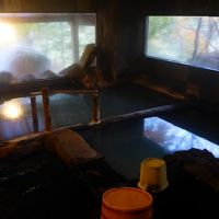 天然温泉の内湯です。