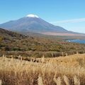 初めて見た山中湖から富士山は、絶景！