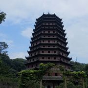 銭塘江を眺める塔