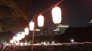 夜のお祭り☆夏の大盆踊り大会