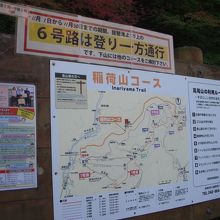 ハイキングコース案内
