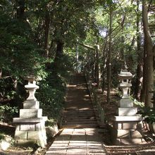 社殿への石段