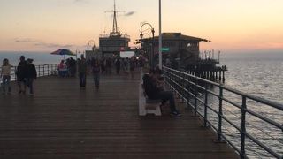 初のサンタモニカ！