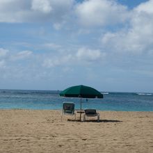 ハレコアホテルの前あたりです