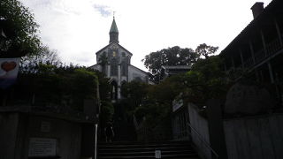 グラバー園の隣にありました。