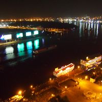 屋上のプールからの景色