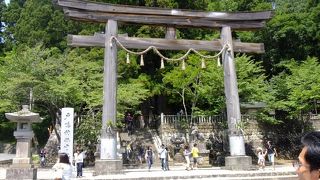 戸隠で一番にぎわっている場所