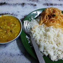 Egg Curry Rice (110Rs)