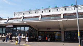 リガにあるラトビア１の国内・国際バスターミナル