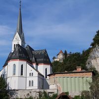 朝食会場のテラスからの眺め