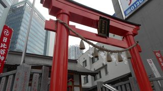 新橋の神社