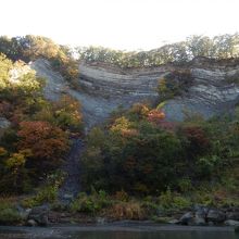 赤平川右岸にあります