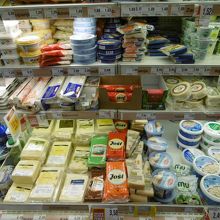 チーズの種類が豊富