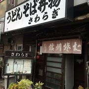 庶民のそば屋さんって感じのお店ですね。