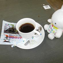 入館料とともにいただけるコーヒーです。