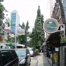 路面レストランも有ります。