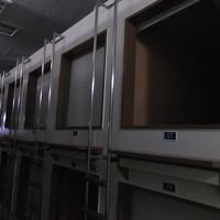 意外と広々としたカプセル