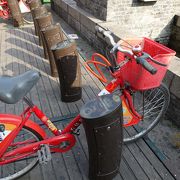 観光客も利用可能な公共自転車