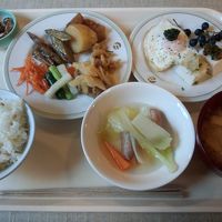 朝食の質の良さに驚く