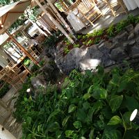 朝食のラウンジ