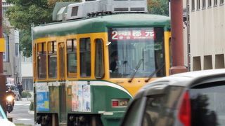 鹿児島市電の料金は１７０円均一、後払いです。