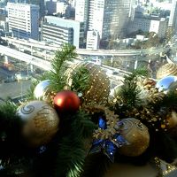 クラブフロア専用ラウンジの窓辺