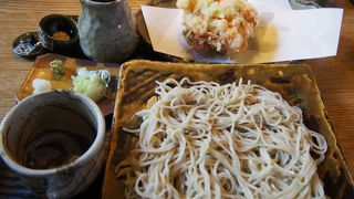 細うち蕎麦が美味しい・・