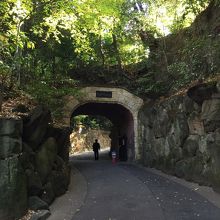 ここから、庭園を抜けて建物まで歩きます。
